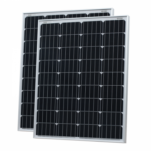 200W (100W+100W) solar charging kit with 20A controller with LCD display and 2 x 5m cables