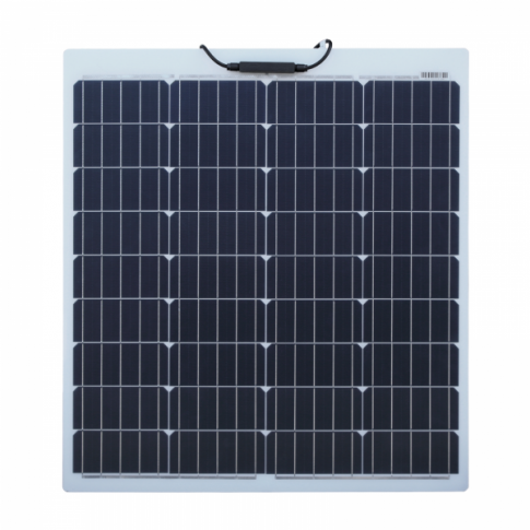 80W 12V Reinforced semi-flexible dual battery solar charging kit
