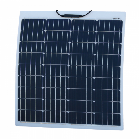 80W 12V Reinforced semi-flexible dual battery solar charging kit