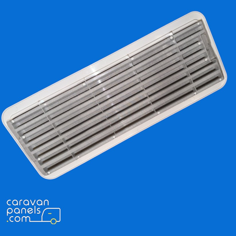Dometic Fridge Vent FRONT GRILLE LS200 White 480mm x 185mm - Caravan + Motorhome