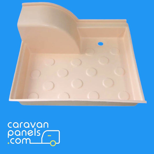 Fleetwood caravan shower tray 001
