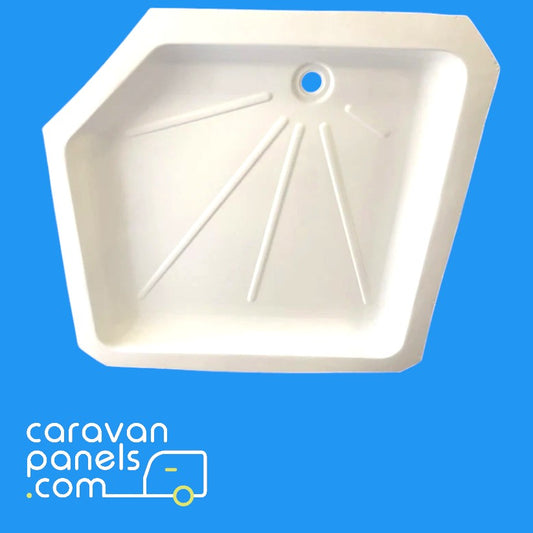 Fleetwood caravan shower tray 003