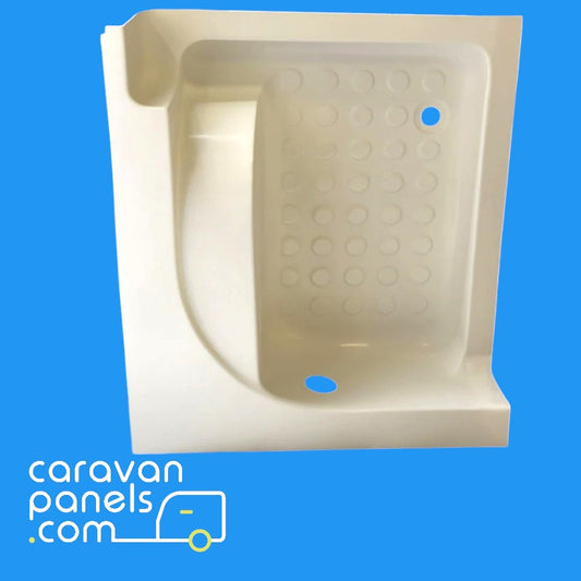 Lunar caravan shower tray 012
