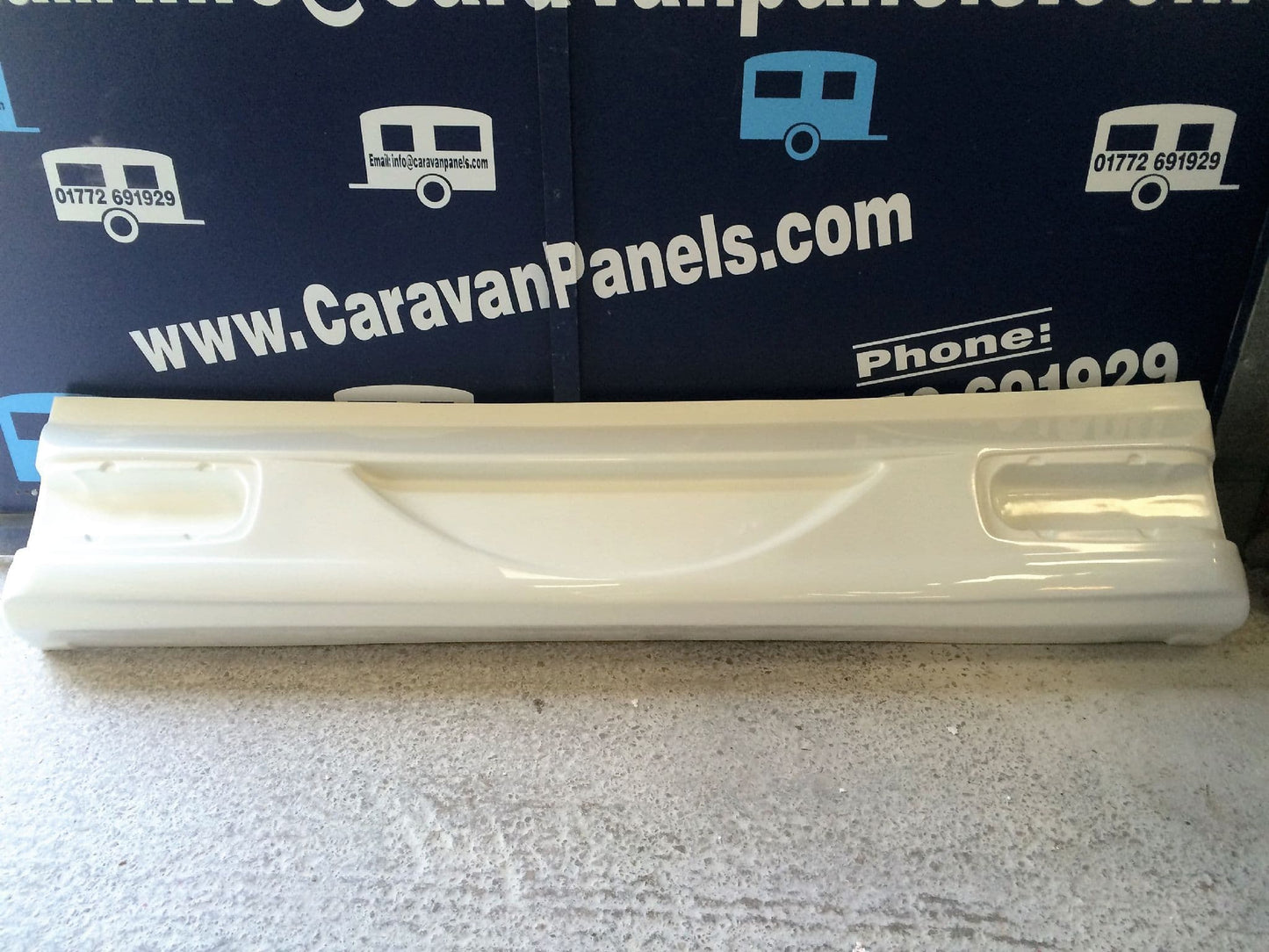 Eccles caravan lower rear panel 002