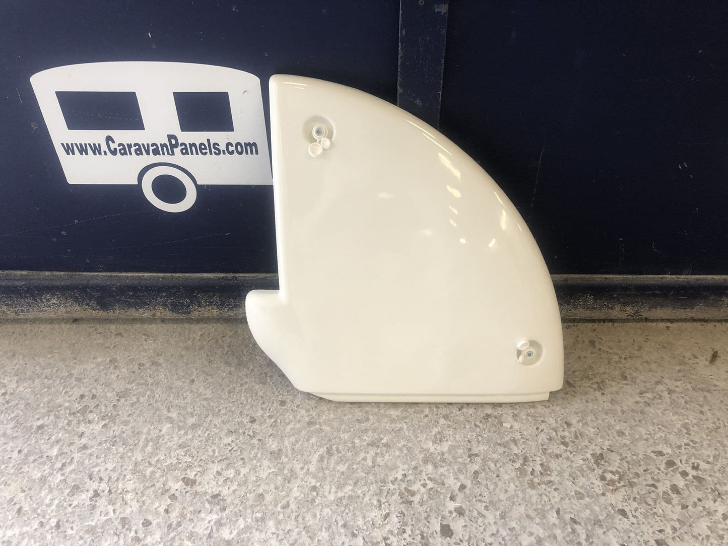 Hobby caravan nearside side cheek 001