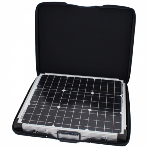 80W 12V folding solar charging kit for motorhome, caravan, boat or any other 12V system