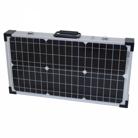 60W 12V folding solar charging kit for motorhome, caravan, boat or any other 12V system