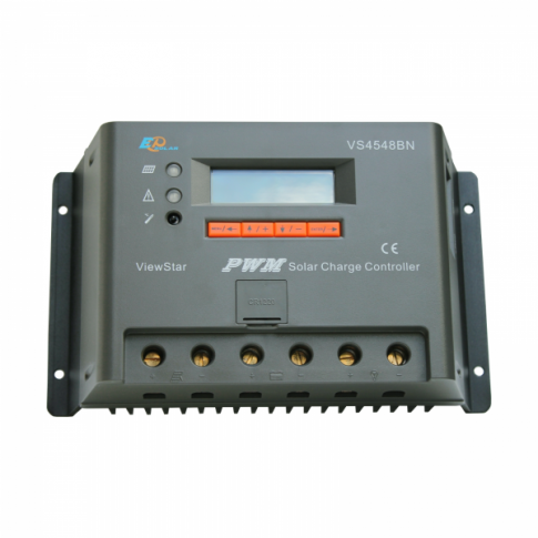 45A solar charge controller/regulator with LCD display for 12V/24V/36V/48V battery