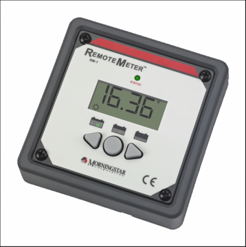 Morningstar remote LCD meter RM-1 for SunSaver Duo controllers, SunSaver MPPT controllers and SureSine inverters