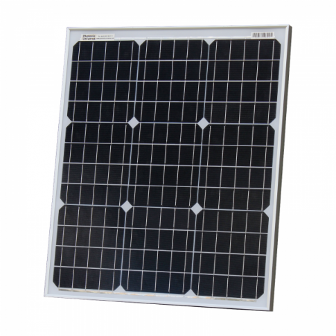 50W 12V solar charging kit with 10A controller and 5m cable