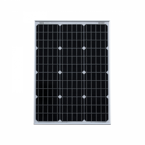 60W 12V dual battery solar charging kit with 10A controller, mounting brackets and cables