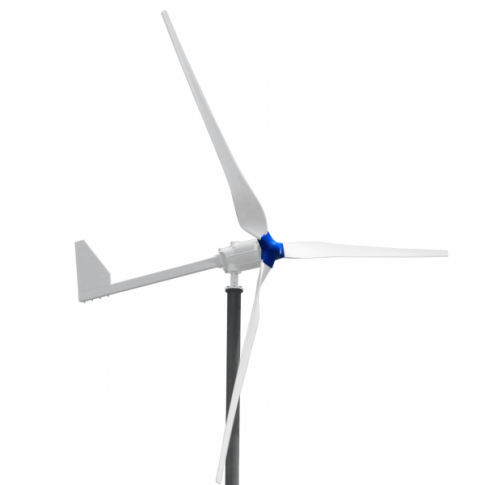 1000W 48V wind turbine with 3 blades and tail furling mechanism