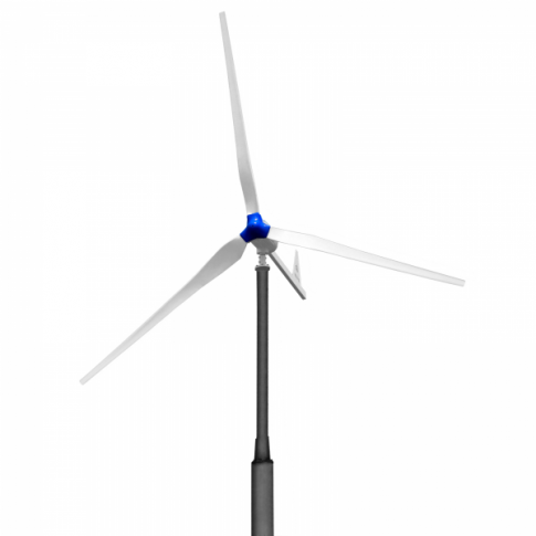 2000W 48V wind turbine with 3 blades and tail furling mechanism