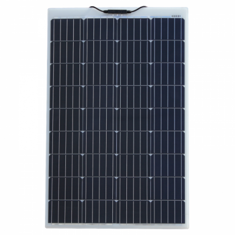 120W Reinforced semi-flexible solar panel with a durable ETFE coating