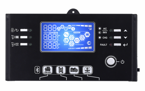 Iconica 3000W 24V pure sine wave inverter with zero transfer, 1500W solar input, 60A MPPT solar controller, 60A mains charger, parallel capability and Bluetooth