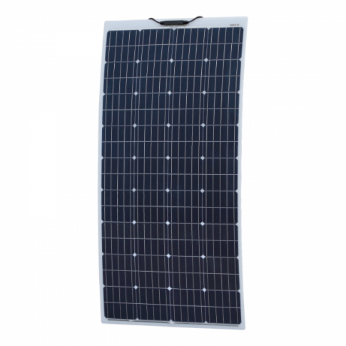 160W 12V Reinforced semi-flexible dual battery solar charging kit