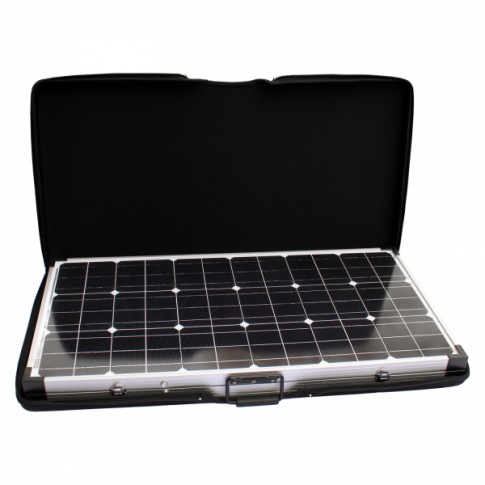 150W 12V folding solar charging kit for camper, caravan, boat or any other 12V system