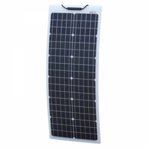 100W (50W+50W) 12V Reinforced narrow semi-flexible dual battery solar charging kit