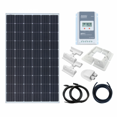 300W 12V/24V Complete solar charging kit with 20A MPPT controller