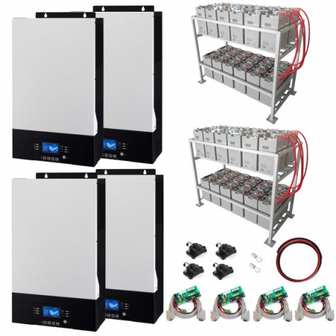 20kW Zero-Transfer Uninterrupted Power Supply (UPS) System with 48kWh energy storage