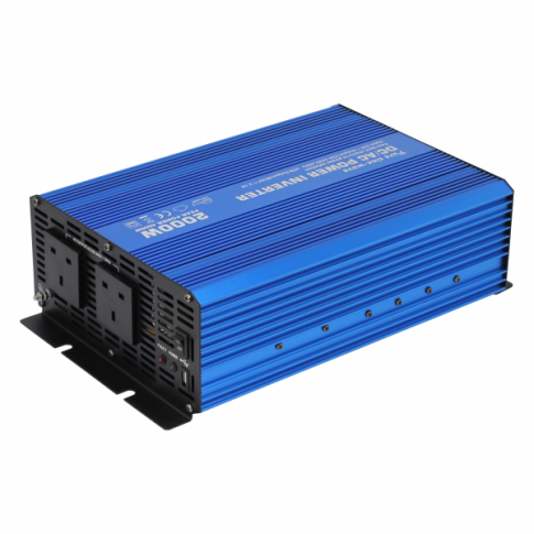 2000W 24V pure sine wave power inverter 230V AC output (UK sockets)