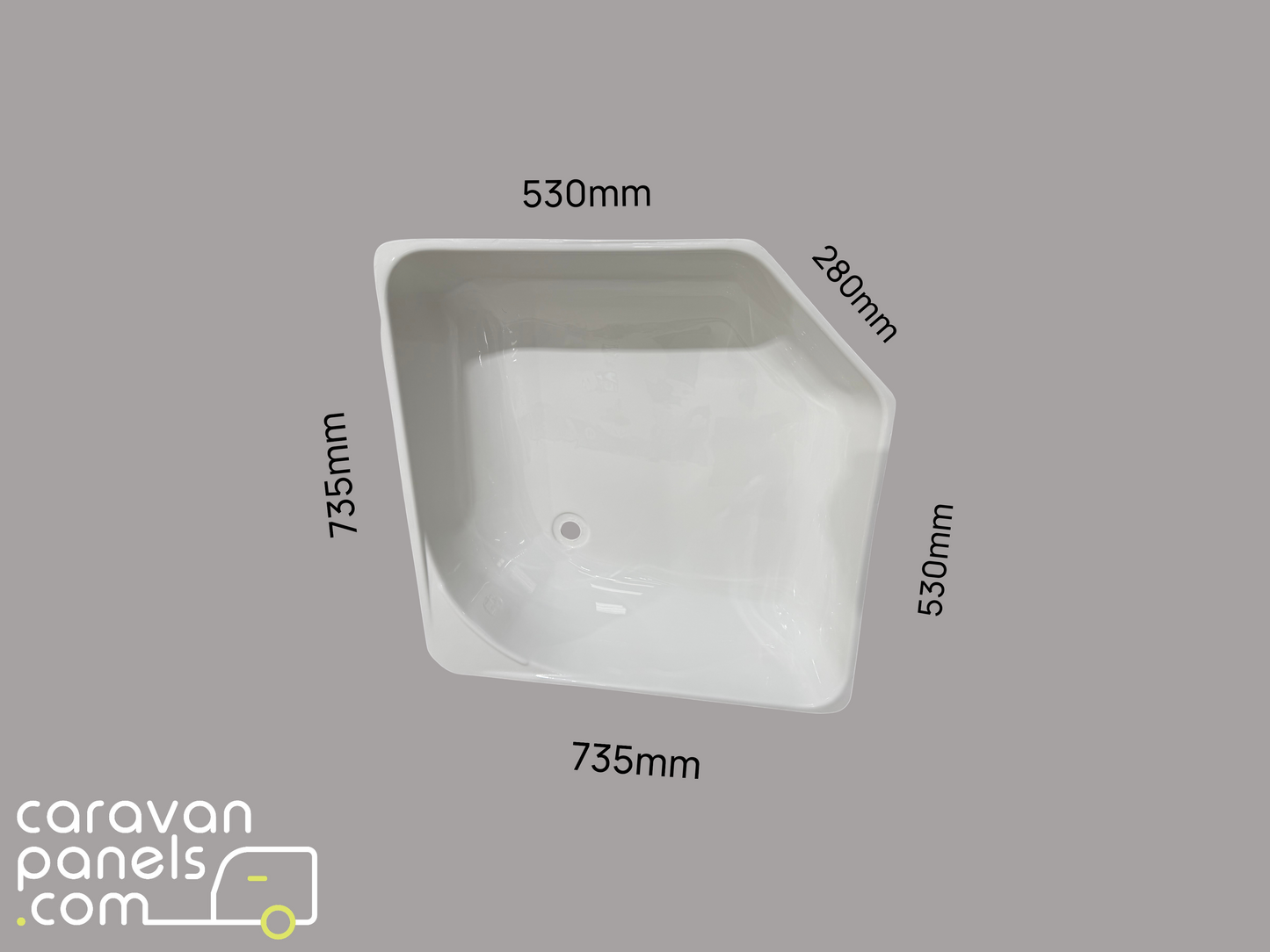 Static Caravan Shower Tray 007 | Premium Replacement