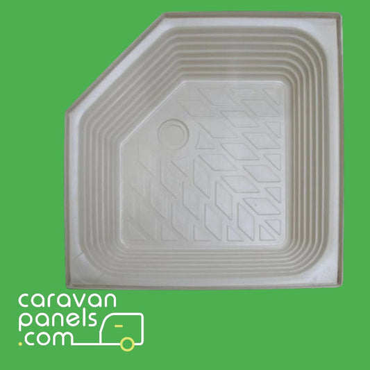 STATIC CARAVAN SHOWER TRAY 006