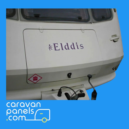 Elddis caravan locker lid 009