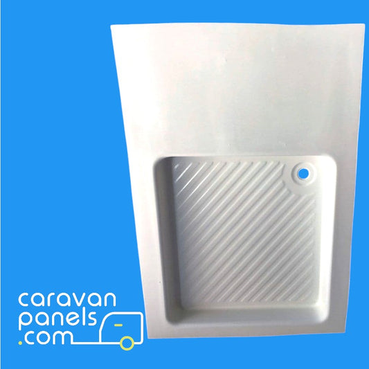 Compass caravan shower tray 003