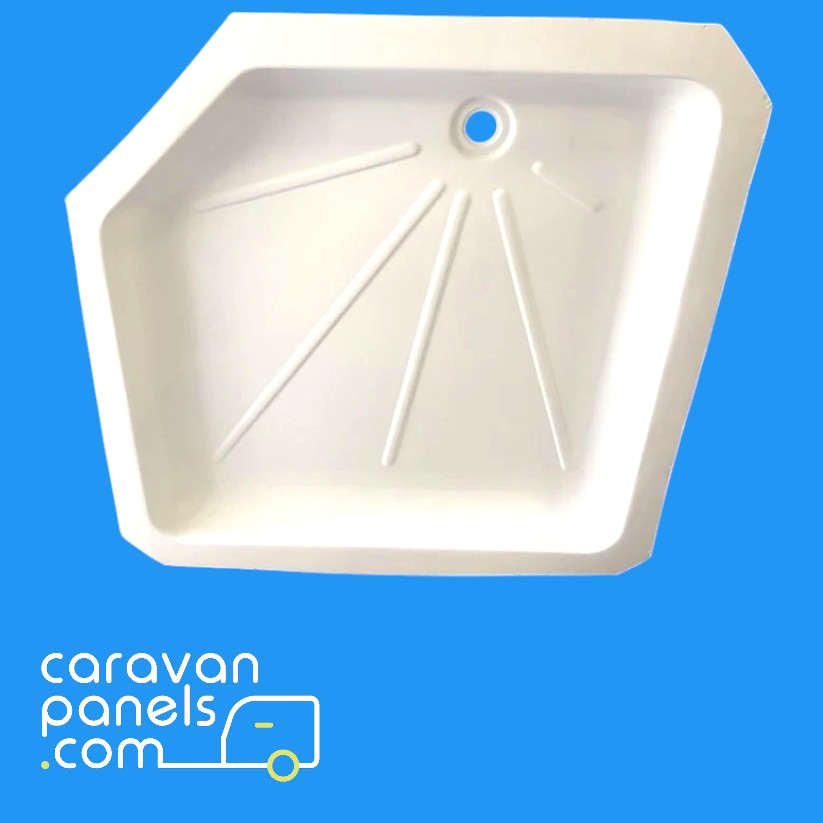 Fleetwood caravan shower tray 003