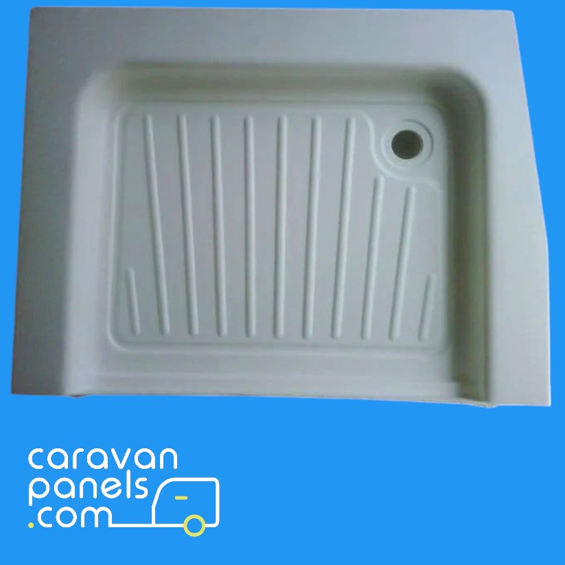 Lunar caravan shower tray 007