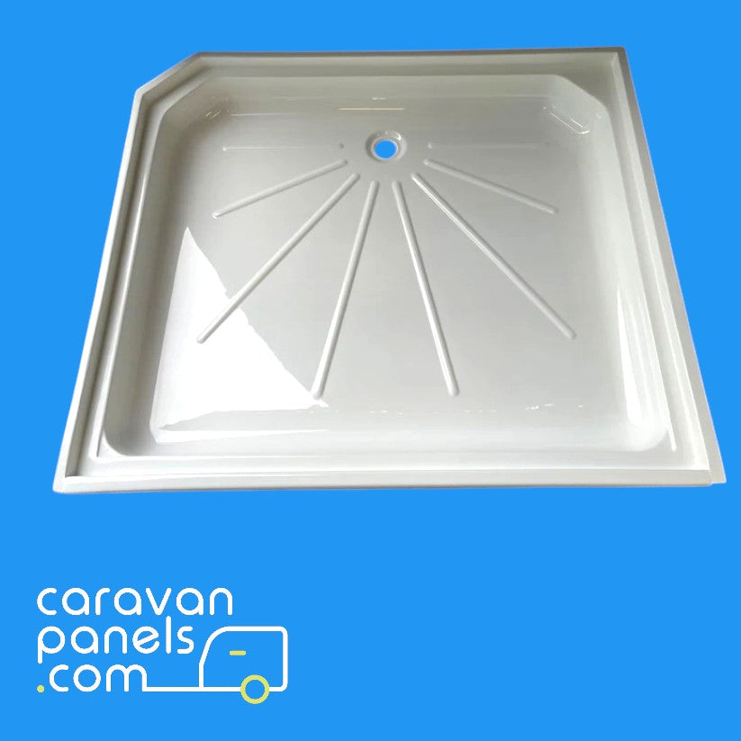 Lunar caravan shower tray 014
