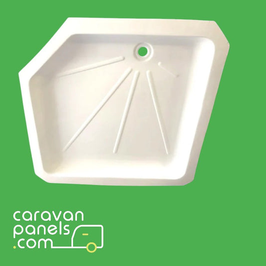 STATIC CARAVAN SHOWER TRAY 005
