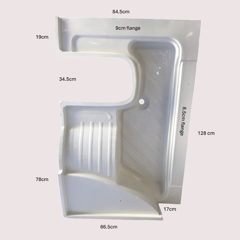 Swift caravan shower tray 016
