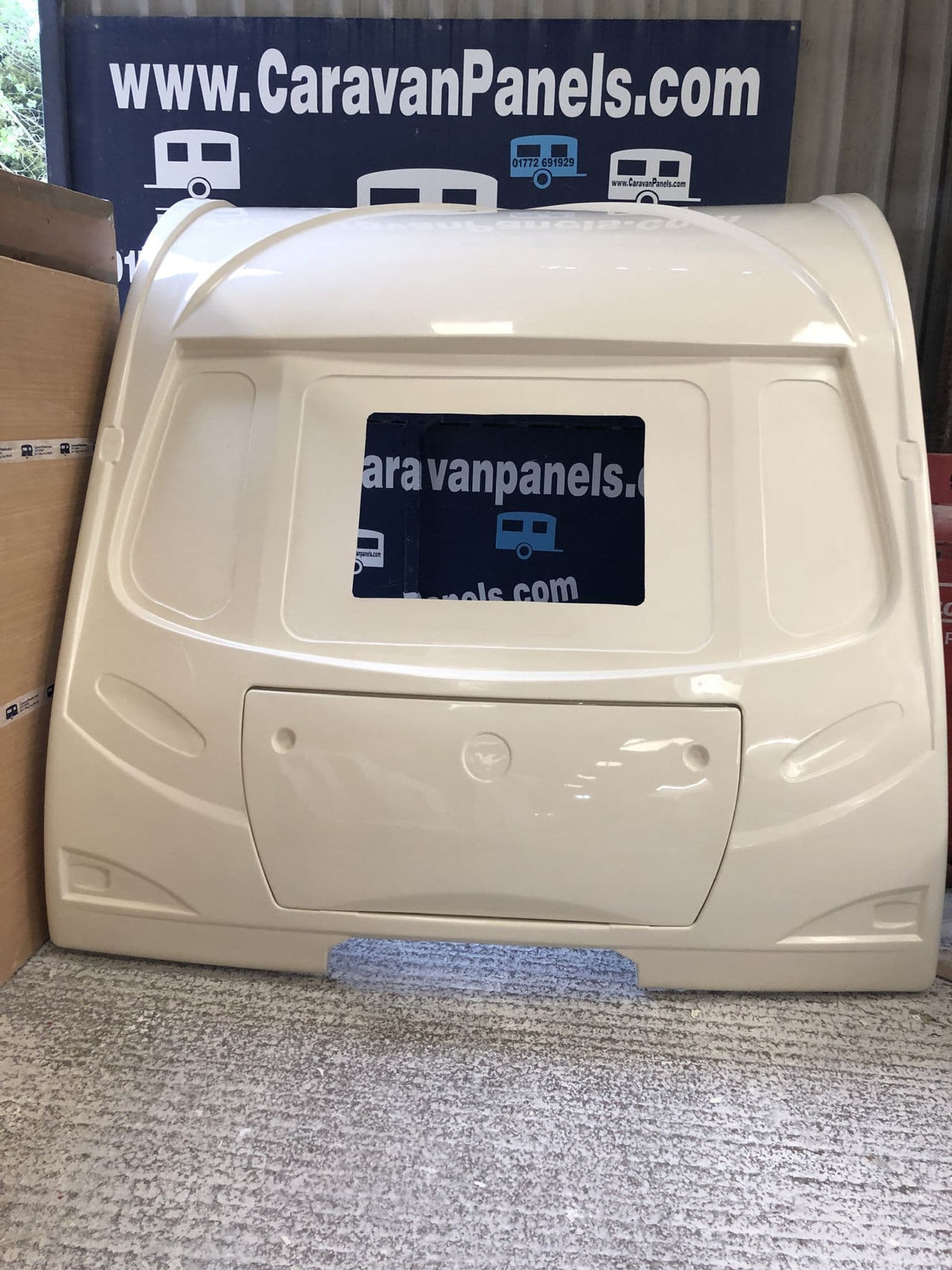 Caravan Rear Locker AVONDALE CARAVAN FRONT PANEL AND LOCKER LIS 006 – Caravan Panels