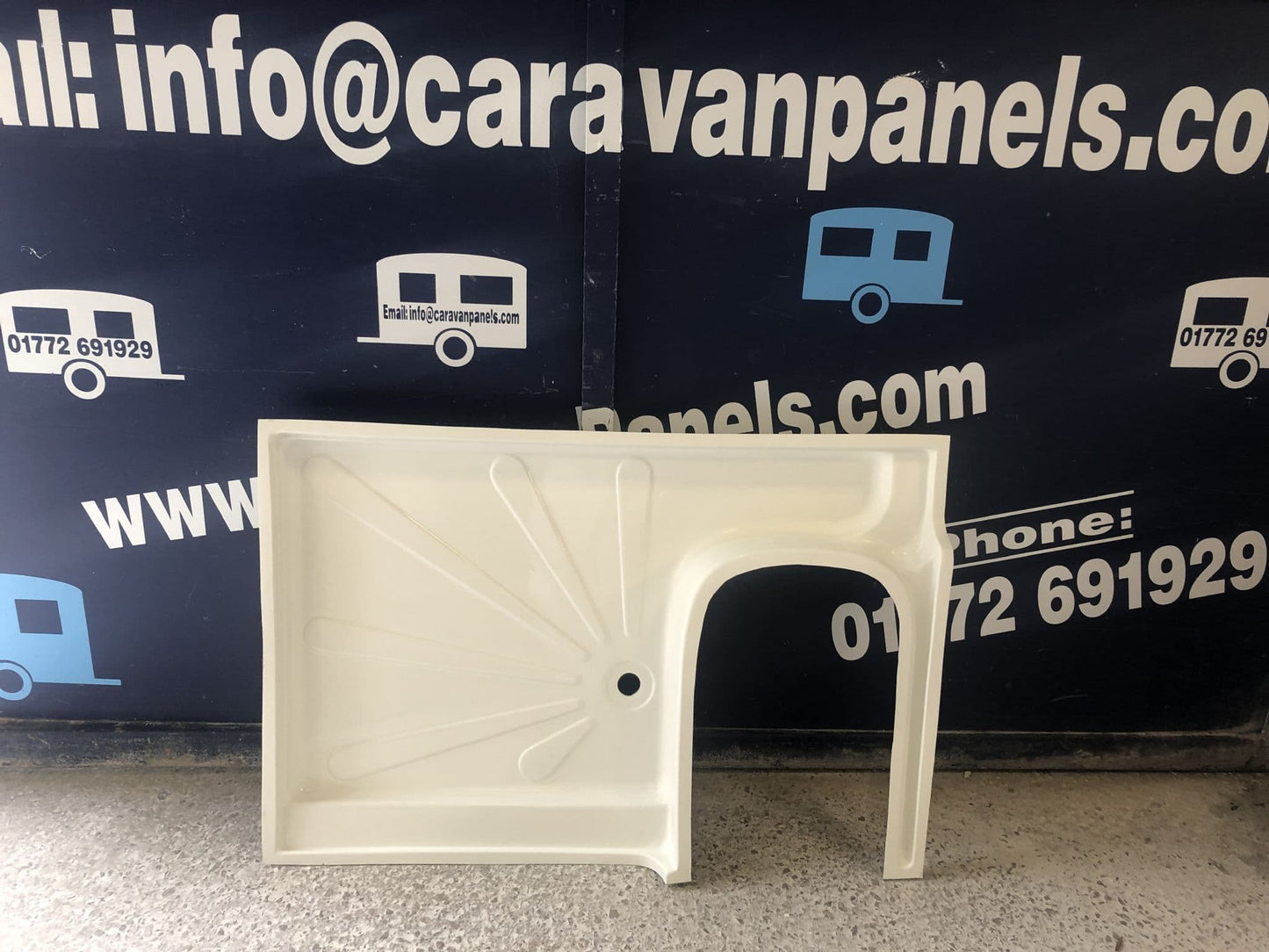 Avondale caravan shower tray 008