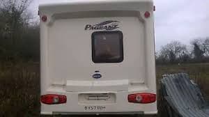 Bailey caravan rear panel 009