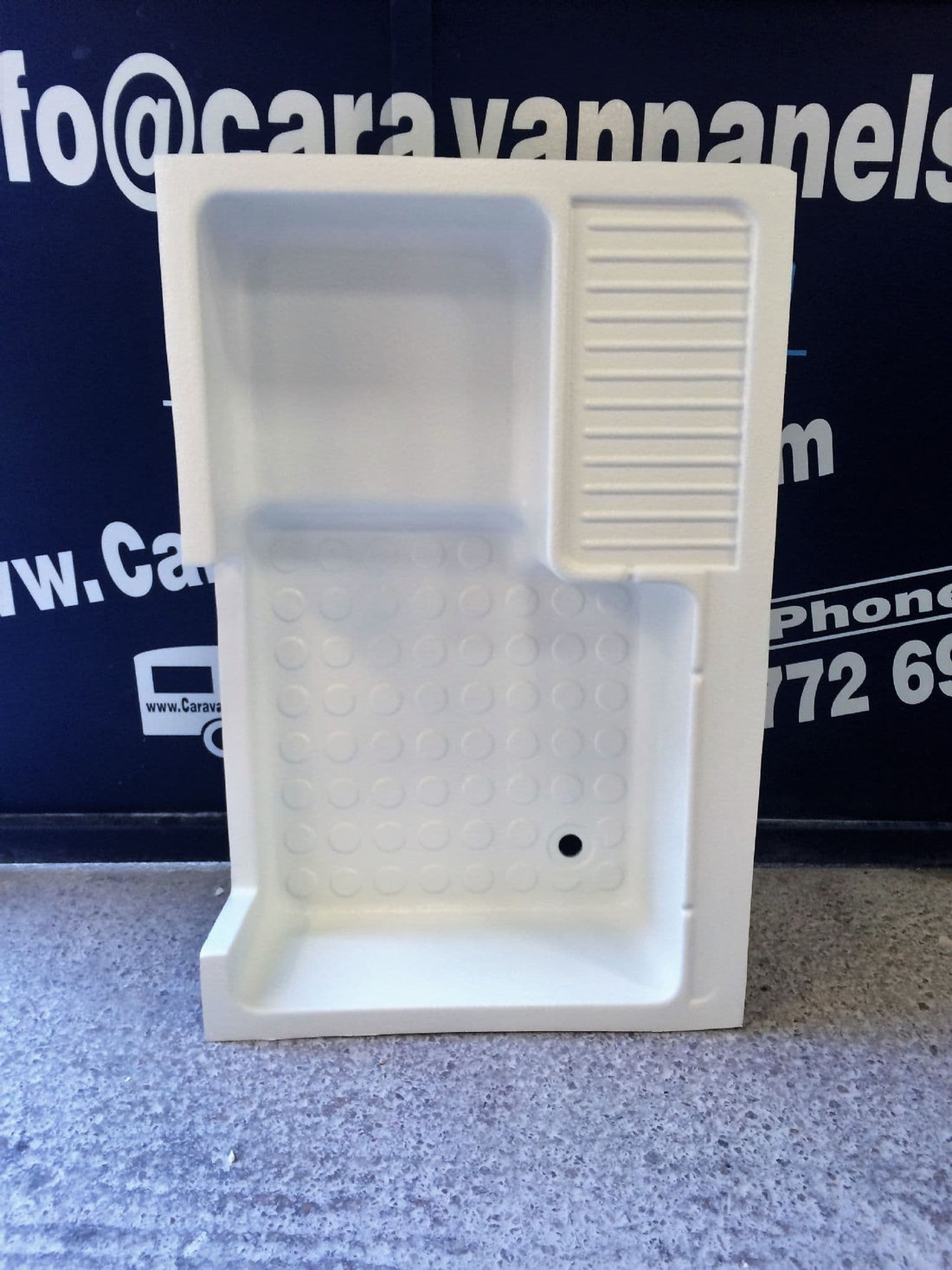 Bailey caravan shower tray 012 Caravan Panels