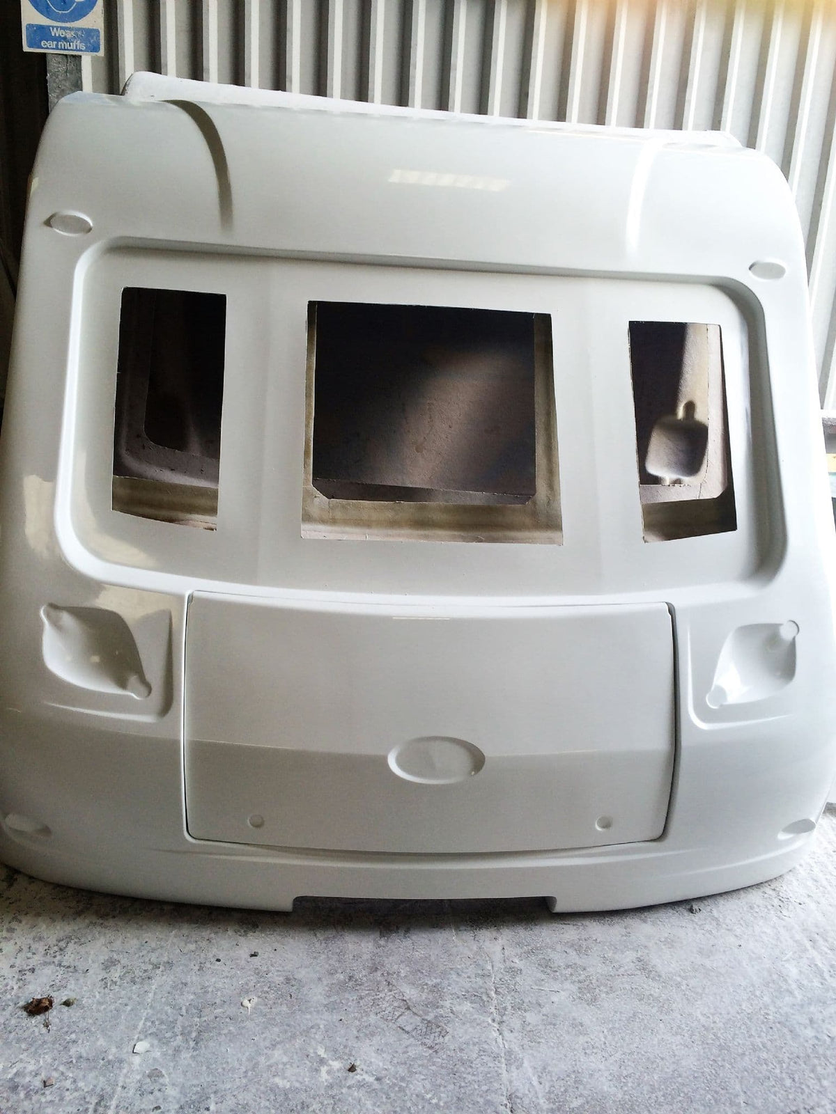 Shop Front Back Panel Bessacarr caravan front panel 001 – Caravan Panels