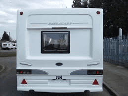 Bessacarr caravan rear panel 001