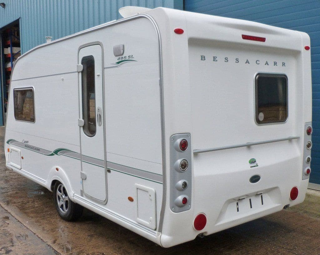 Caravan Rear Side Bessacarr caravan rear panel 004 – Caravan Panels