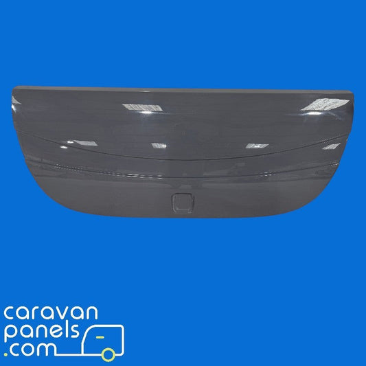 Caravan Panels grey fibreglass locker lid replacement for Hymer motorhomes with a smooth, factory-fresh finish.