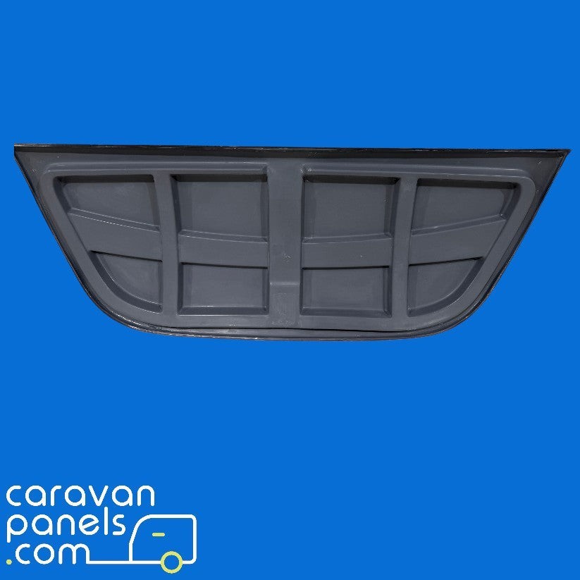 Caravan Panels grey fibreglass locker lid for Hymer motorhomes with a reinforced grid design for a perfect fit.