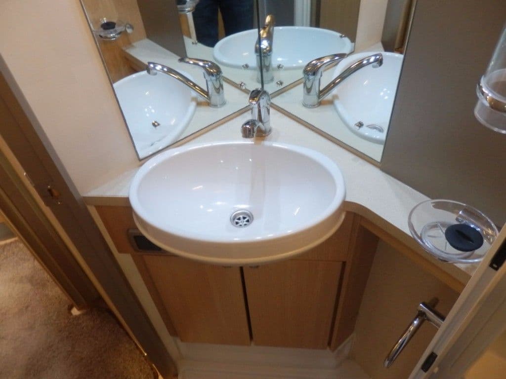 Coachman caravan vanity sink 006