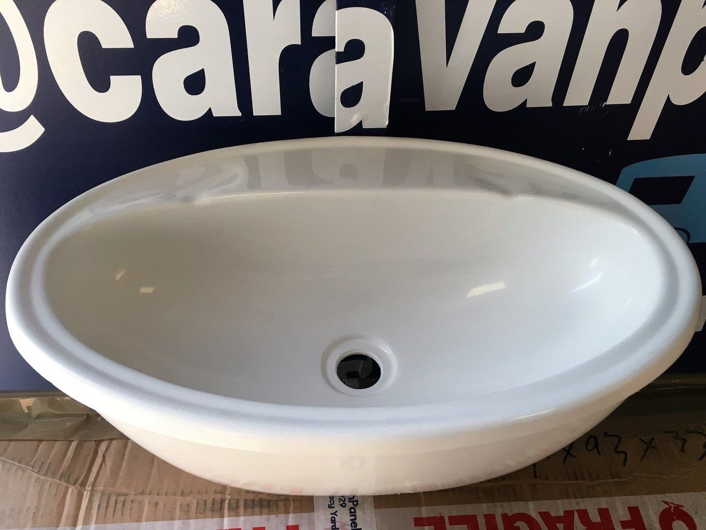 Coachman caravan vanity sink 008