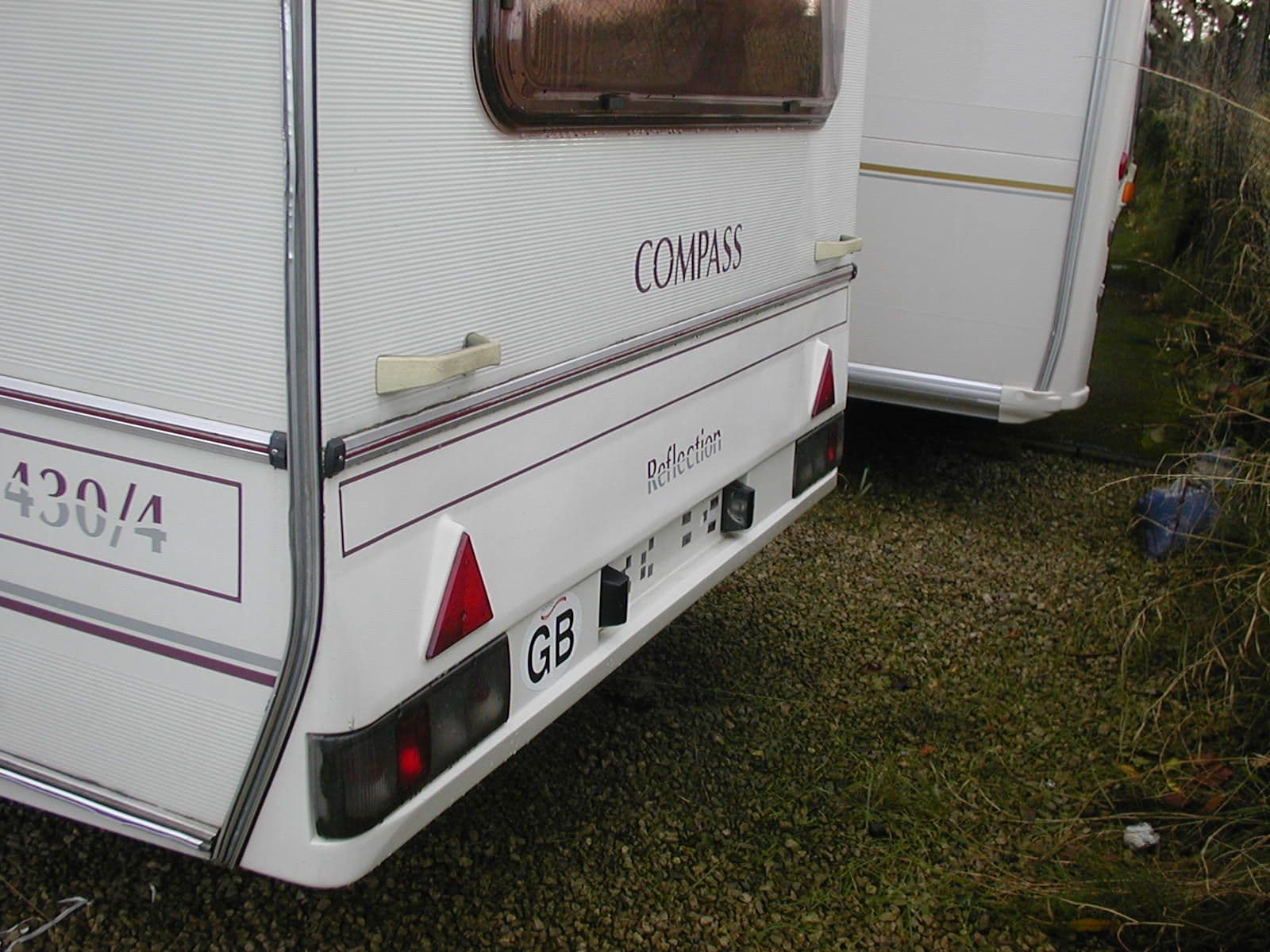Caravan Rear Side Compass caravan lower rear panel 006 – Caravan Panels