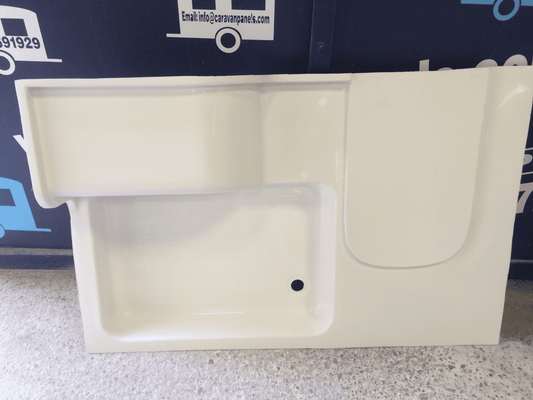 Compass caravan shower tray 001