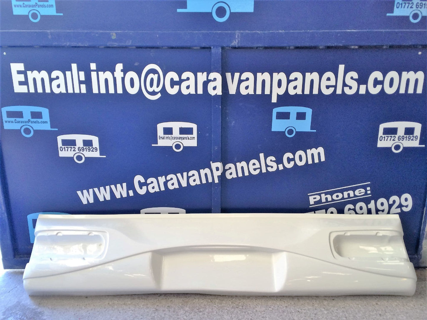 Eccles caravan lower rear panel 001