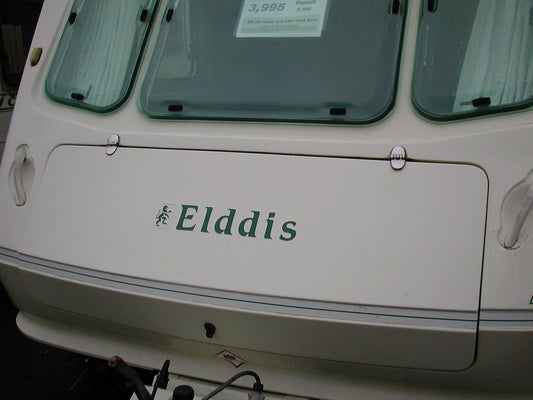 Elddis caravan locker lid 007