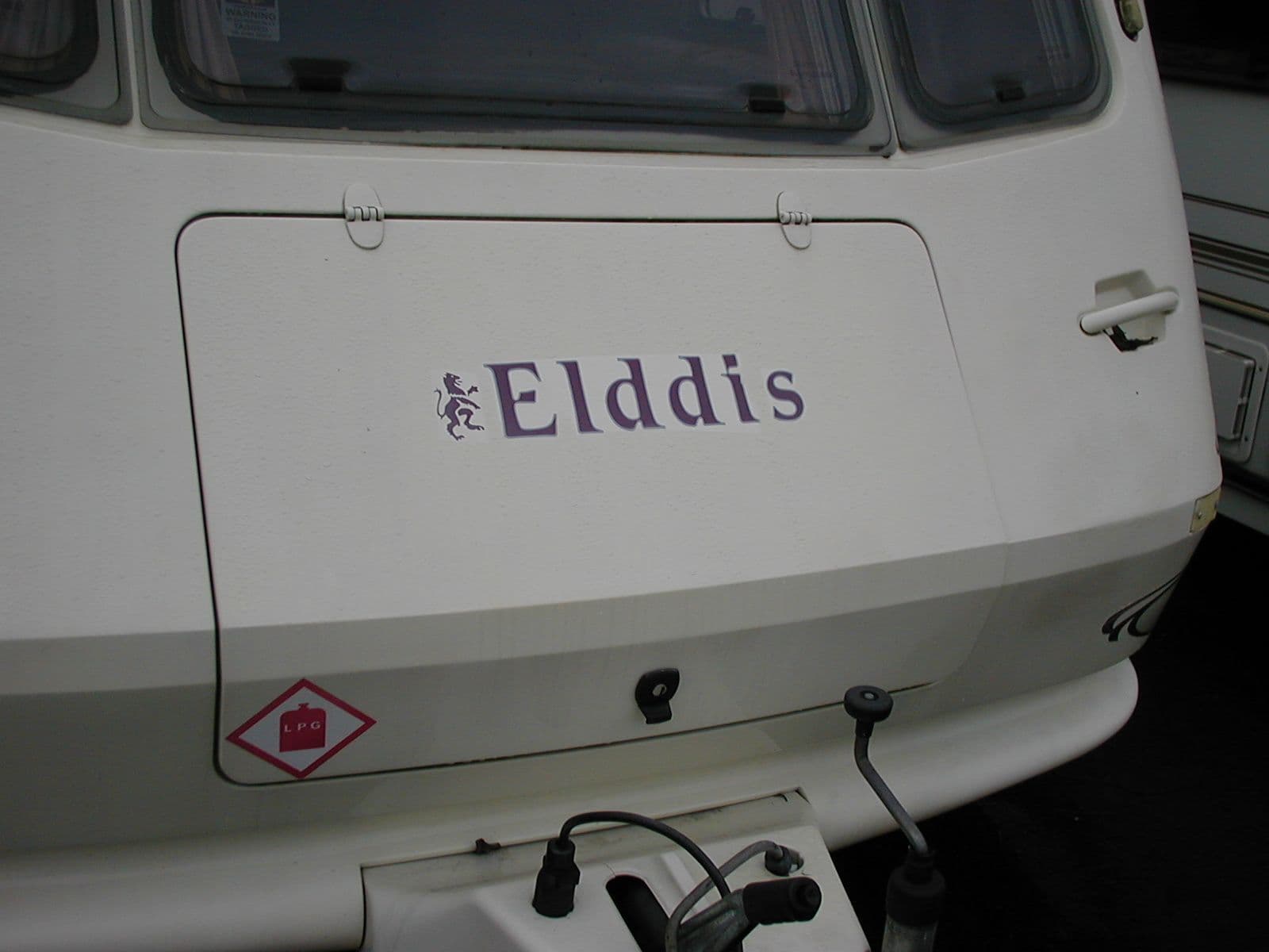 Elddis caravan locker lid 009